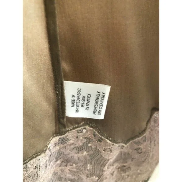 Kaufmanfranco Taupe Beige Silk Bustier Corset Top Blouse
